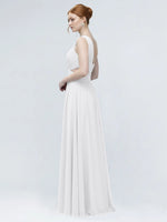 One-Shoulder Side Cut-Out Bridesmaid Dress 