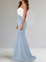 Trumpet Mother of the Bride Dress with Appliques