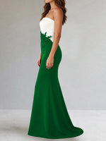 Trumpet Mother of the Bride Dress with Appliques