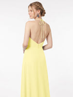 Chiffon Bridesmaid Dress with Halter 