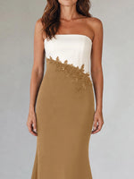 Trumpet Mother of the Bride Dress with Appliques