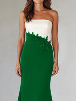 Trumpet Mother of the Bride Dress with Appliques