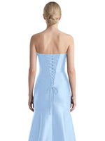 Strapless Ruched Bodice Prom Dress 