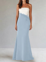 Trumpet Mother of the Bride Dress with Appliques