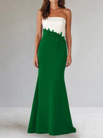 Trumpet Mother of the Bride Dress with Appliques