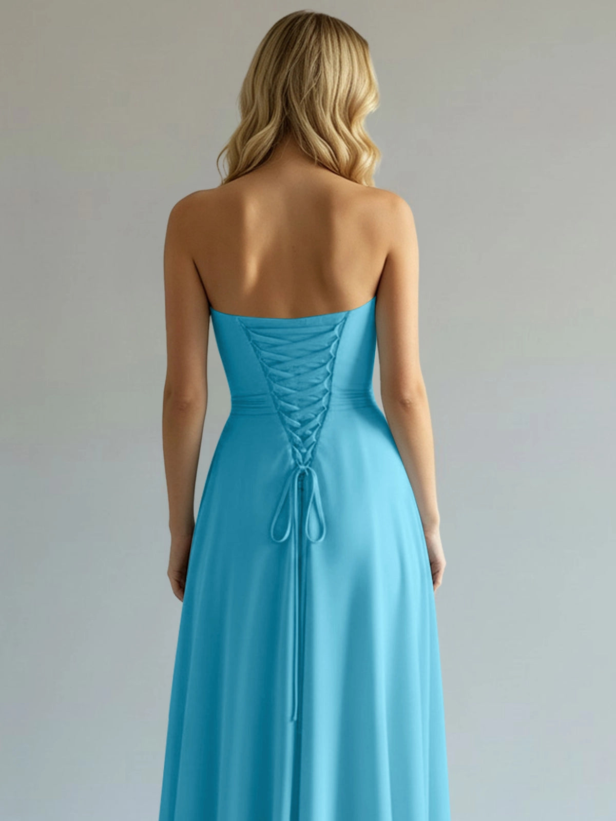 Sweetheart Bridesmaid Dress with Slit 