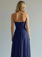 Sweetheart Bridesmaid Dress with Slit 