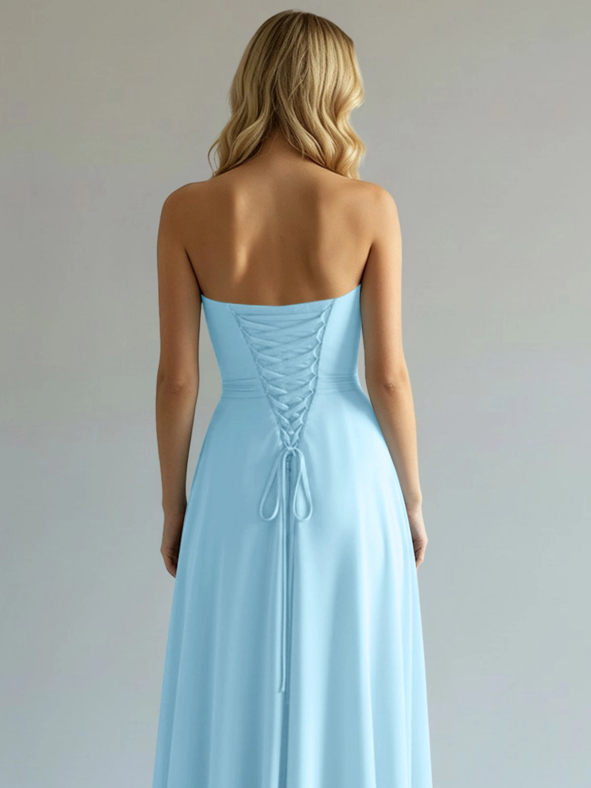 Sweetheart Bridesmaid Dress with Slit 
