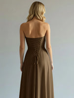 Sweetheart Bridesmaid Dress with Slit 