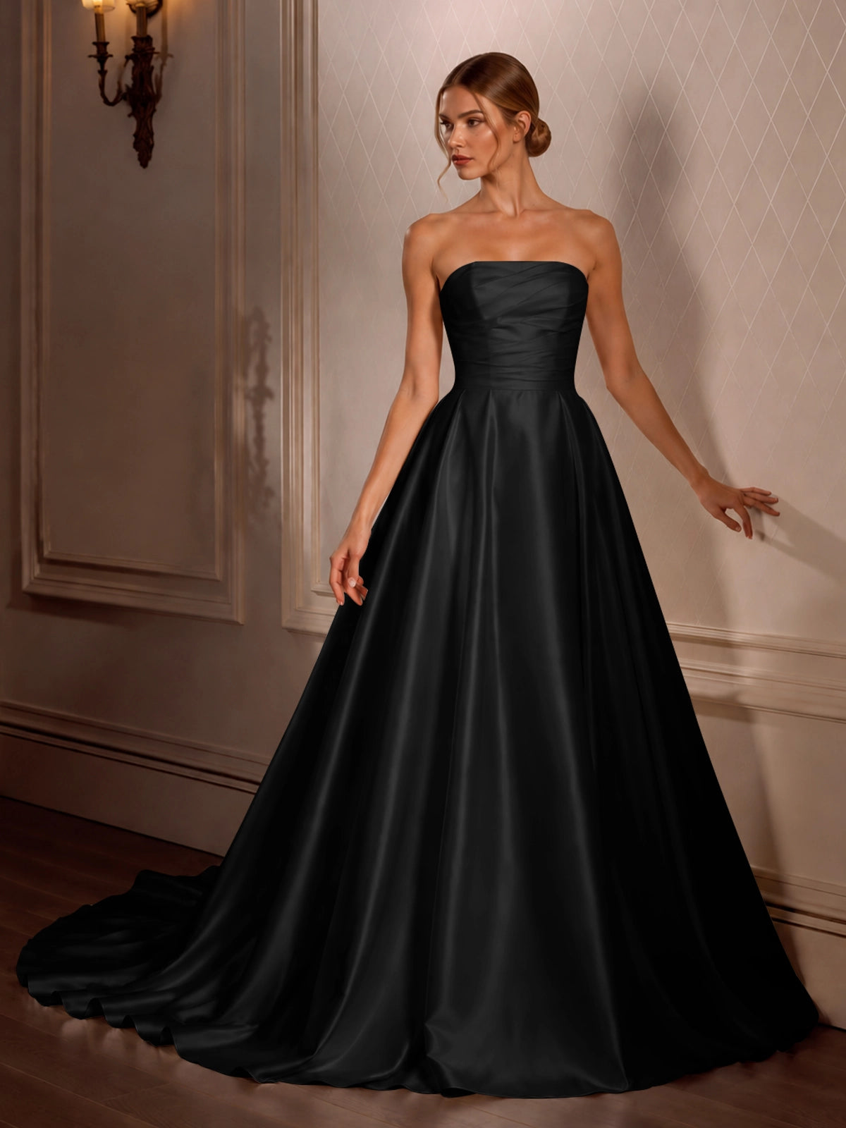A-line Wedding Dress with Ruched 