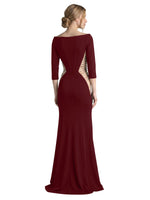 Side Cutout Slit Prom Dress 