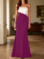 Trumpet Mother of the Bride Dress with Appliques