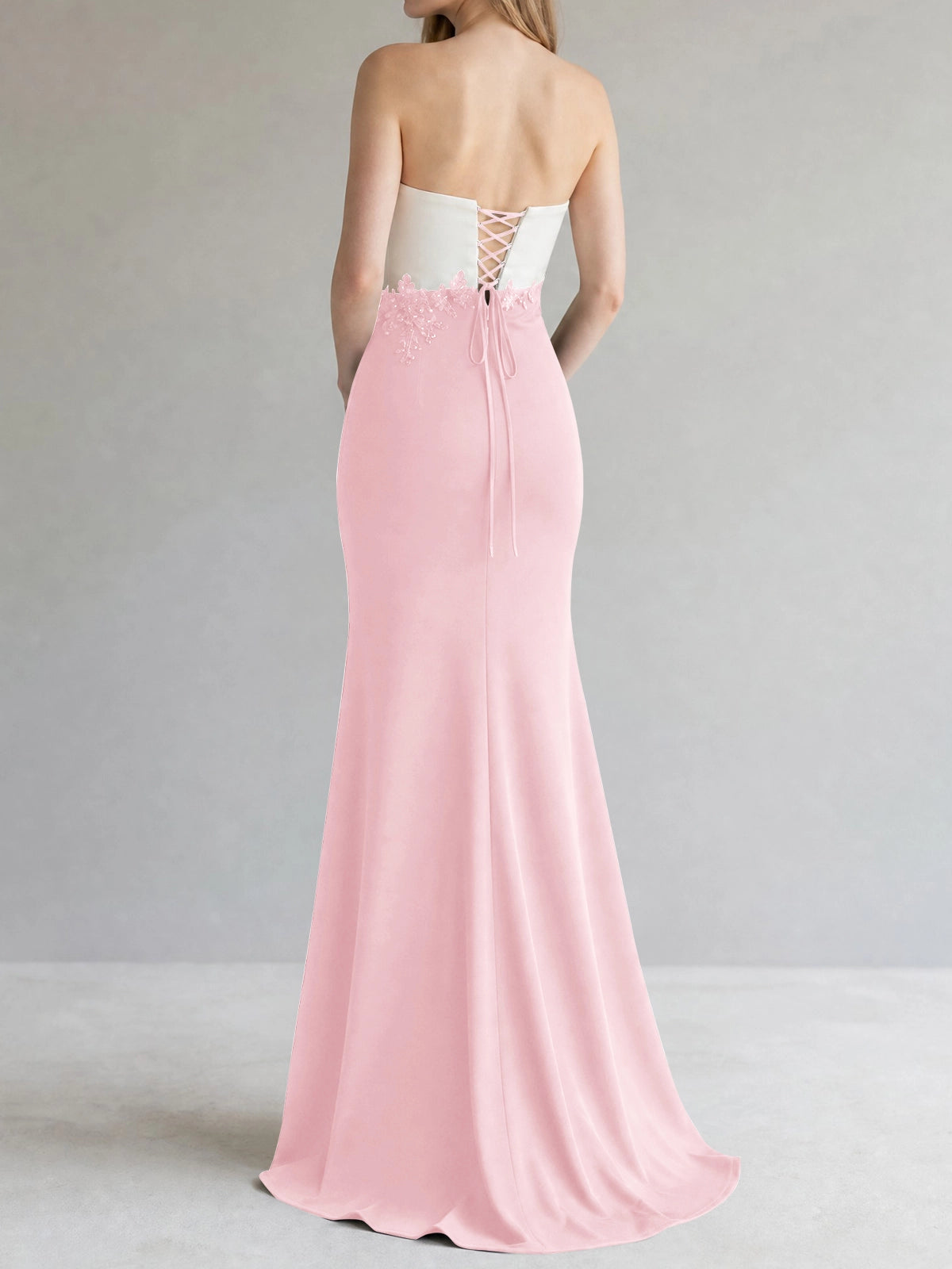 Trumpet Mother of the Bride Dress with Appliques