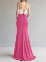 Trumpet Mother of the Bride Dress with Appliques