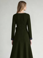 Stretch Satin Mother of the Bride Dress with Crystal