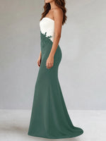Trumpet Mother of the Bride Dress with Appliques