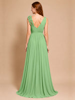 Chiffon Prom Dress with Appliques
