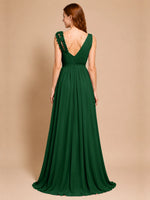 Chiffon Prom Dress with Appliques