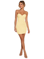 Sparkling Sheath Beading Mini Dress 