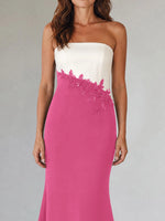Trumpet Mother of the Bride Dress with Appliques