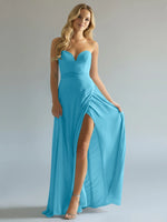 Sweetheart Bridesmaid Dress with Slit 