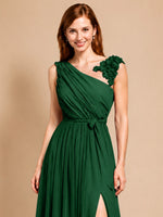 Chiffon Prom Dress with Appliques