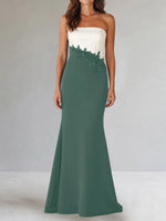 Trumpet Mother of the Bride Dress with Appliques