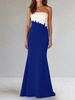 Trumpet Mother of the Bride Dress with Appliques