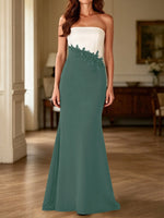 Trumpet Mother of the Bride Dress with Appliques