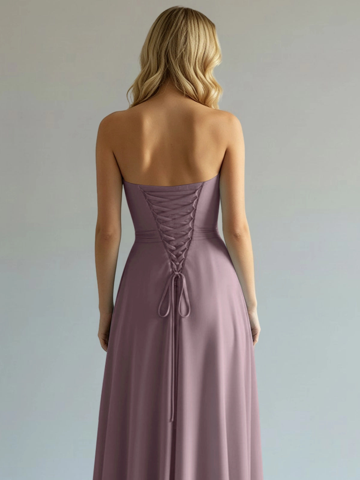 Sweetheart Bridesmaid Dress with Slit 