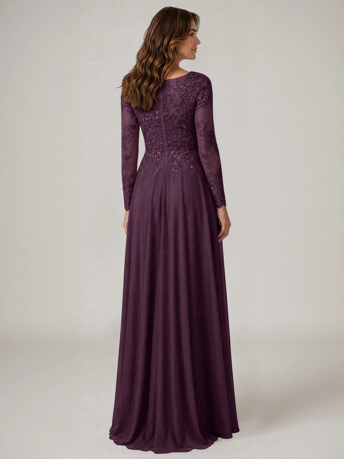A-line Mother of the Bride Dress with Appliques