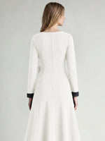 Stretch Satin Mother of the Bride Dress with Crystal