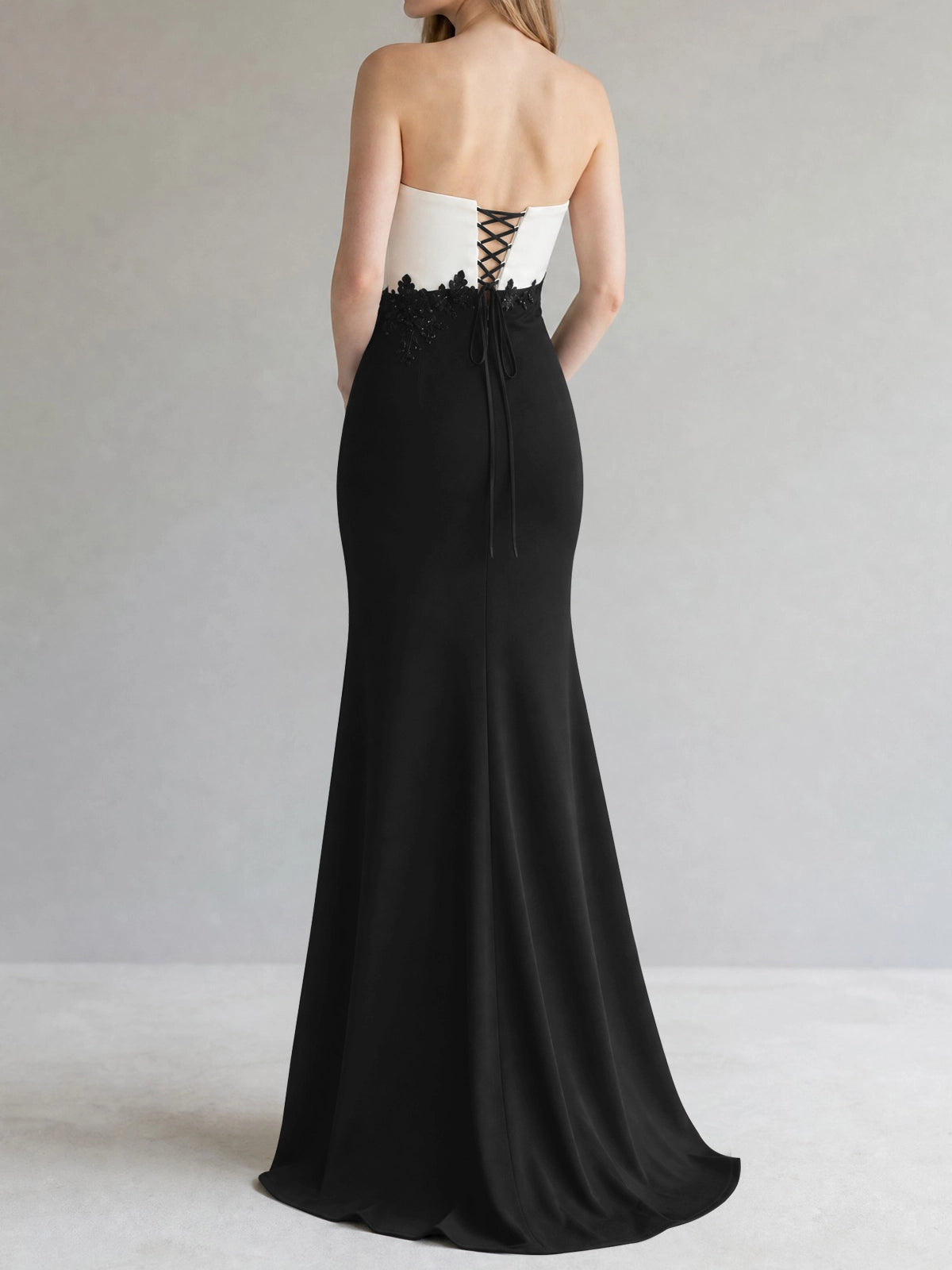 Trumpet Mother of the Bride Dress with Appliques