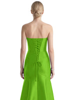 Strapless Ruched Bodice Prom Dress 