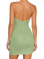 Sparkling Sheath Beading Mini Dress 