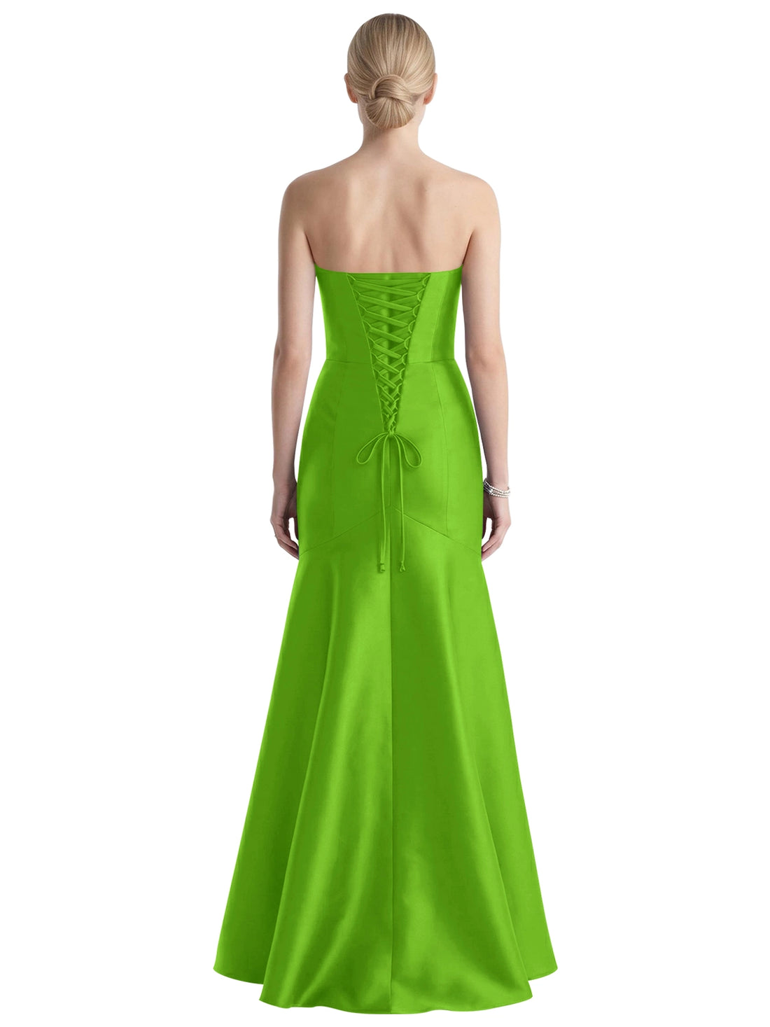 Strapless Ruched Bodice Prom Dress 