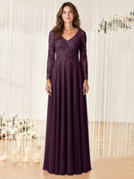 A-line Mother of the Bride Dress with Appliques