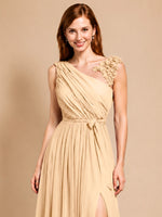 Chiffon Prom Dress with Appliques