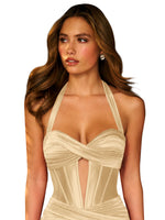 Cut Out Corset Bodycon Dress 