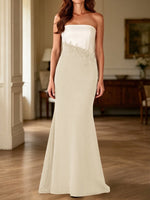 Trumpet Mother of the Bride Dress with Appliques