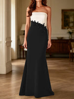 Trumpet Mother of the Bride Dress with Appliques