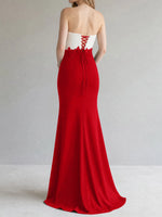 Trumpet Mother of the Bride Dress with Appliques