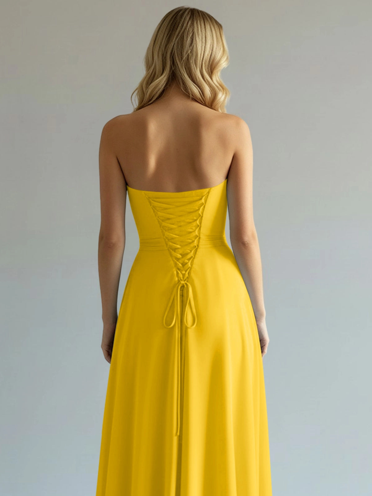 Sweetheart Bridesmaid Dress with Slit 
