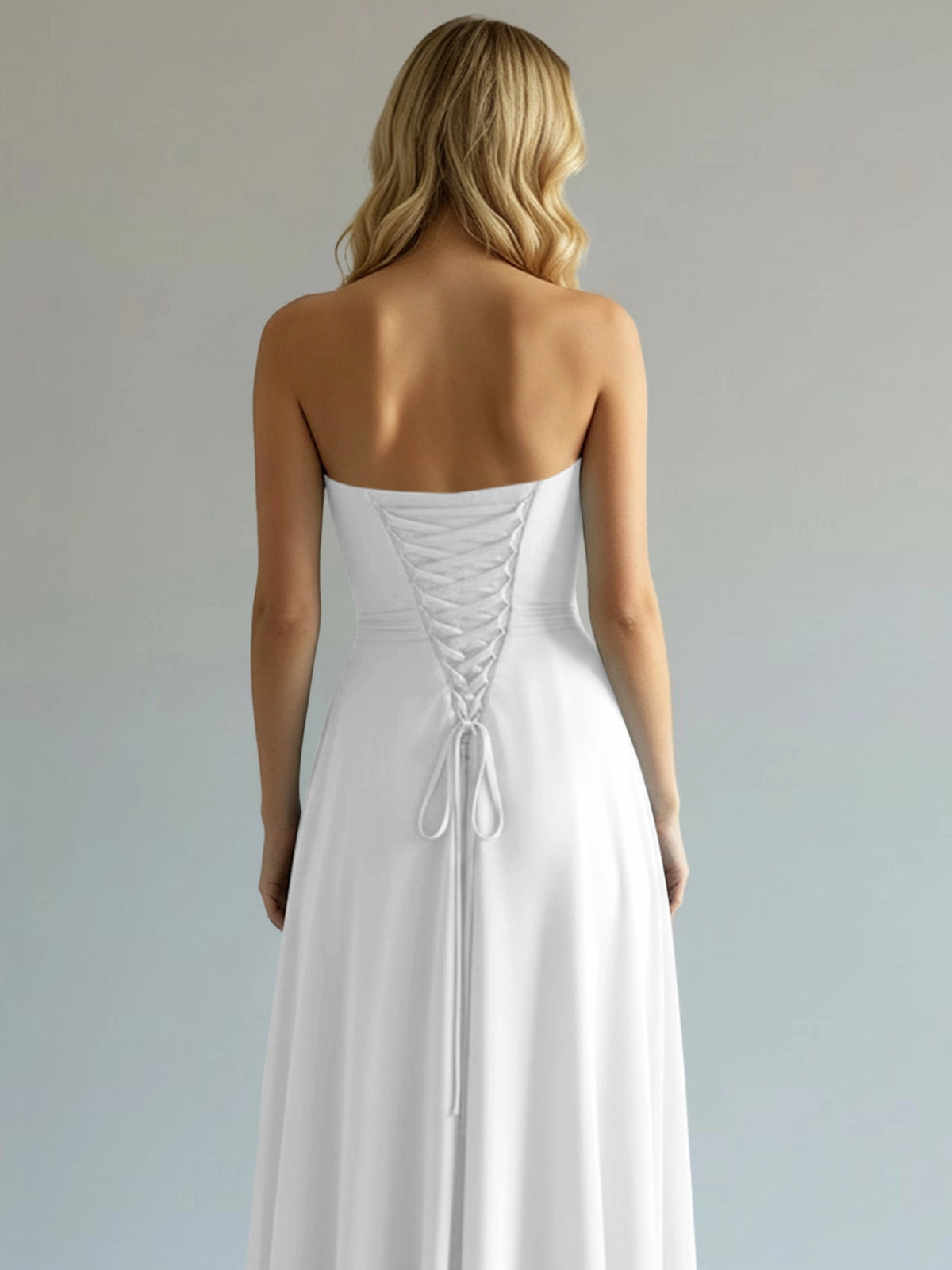 Sweetheart Bridesmaid Dress with Slit 