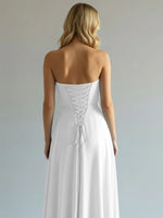 Sweetheart Bridesmaid Dress with Slit 