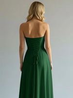 Sweetheart Bridesmaid Dress with Slit 