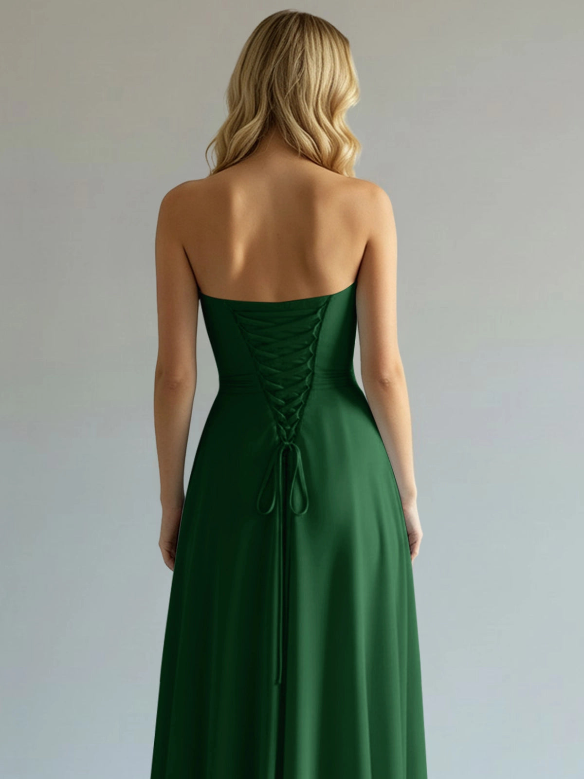 Sweetheart Bridesmaid Dress with Slit 