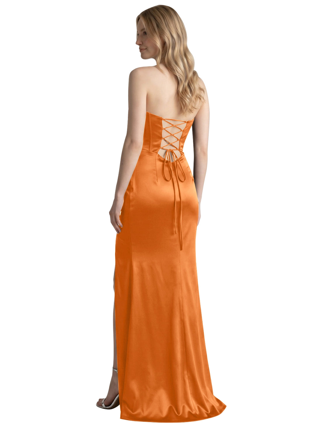 High Slit Sweetheart Prom Dress 