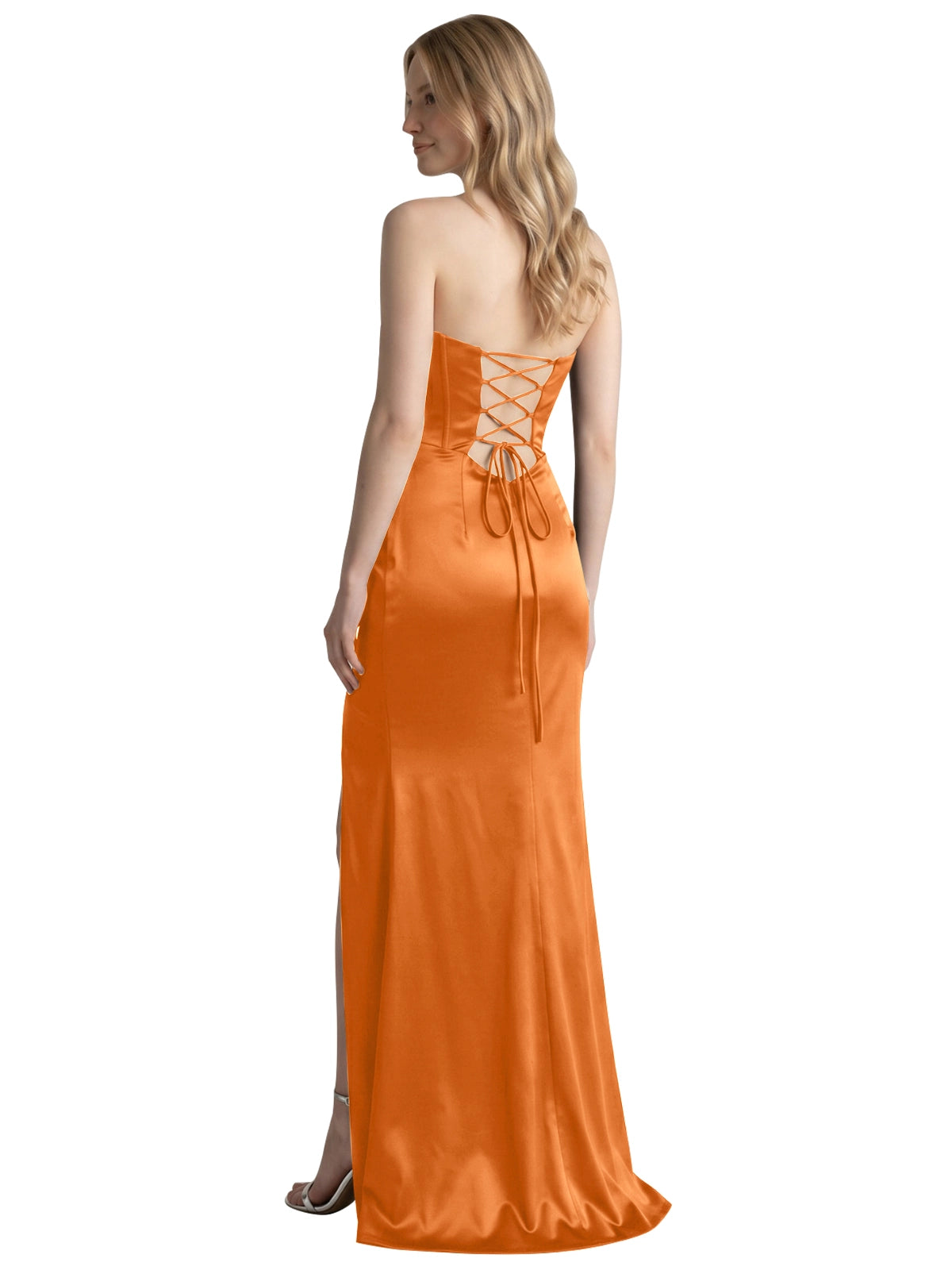 High Slit Sweetheart Prom Dress 