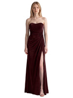Velvet Prom Dress with Beaded Applique 